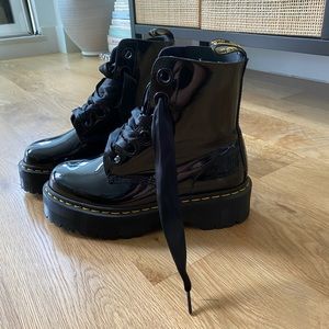 Dr. Marten Patent Molly Boots (WORN ONCE)